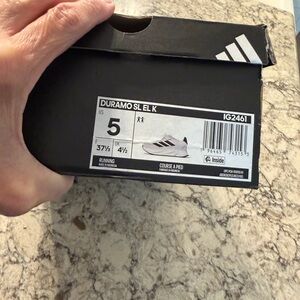 Adidas Duramo SL EL K Shoes - Black and White